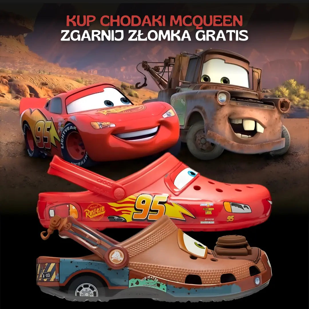 Kup chodaki McQueen — Zgarnij Złomka GRATIS